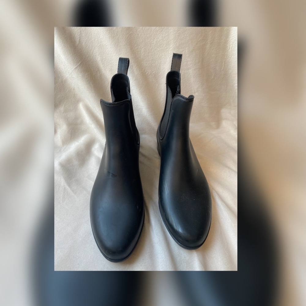 J. Crew water resistant booties.